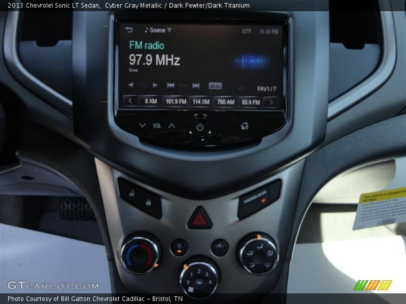 Cyber Gray Metallic / Dark Pewter/Dark Titanium 2013 Chevrolet Sonic LT Sedan
