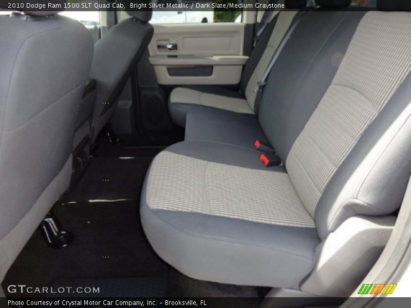 Bright Silver Metallic / Dark Slate/Medium Graystone 2010 Dodge Ram 1500 SLT Quad Cab