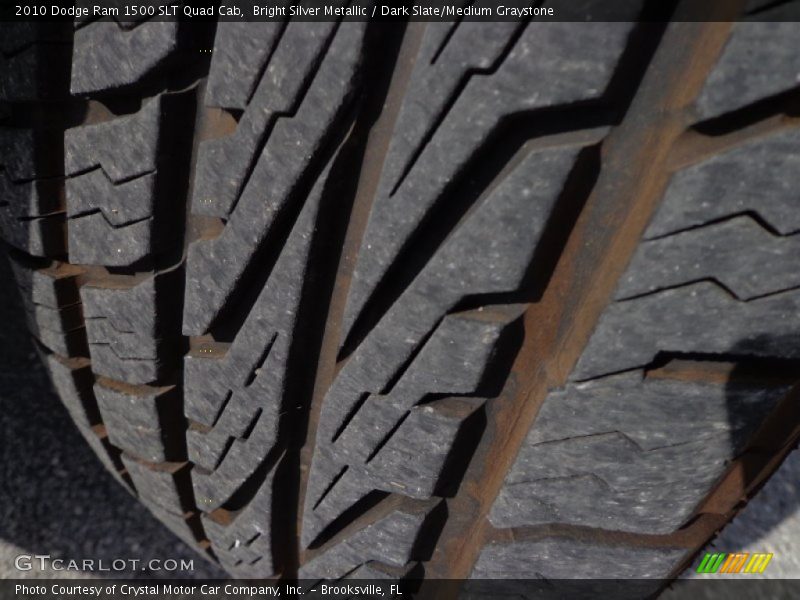 Bright Silver Metallic / Dark Slate/Medium Graystone 2010 Dodge Ram 1500 SLT Quad Cab