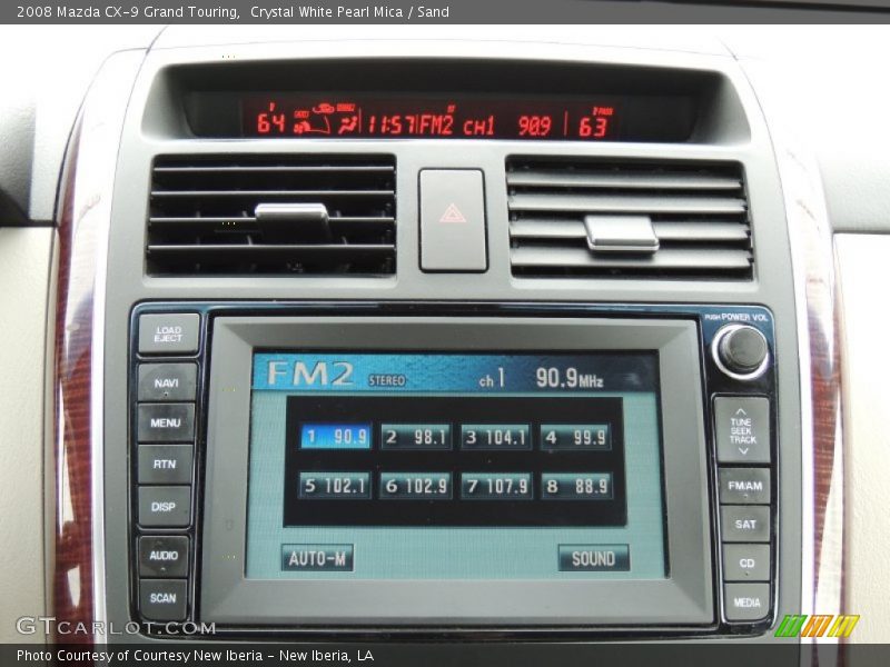 Controls of 2008 CX-9 Grand Touring