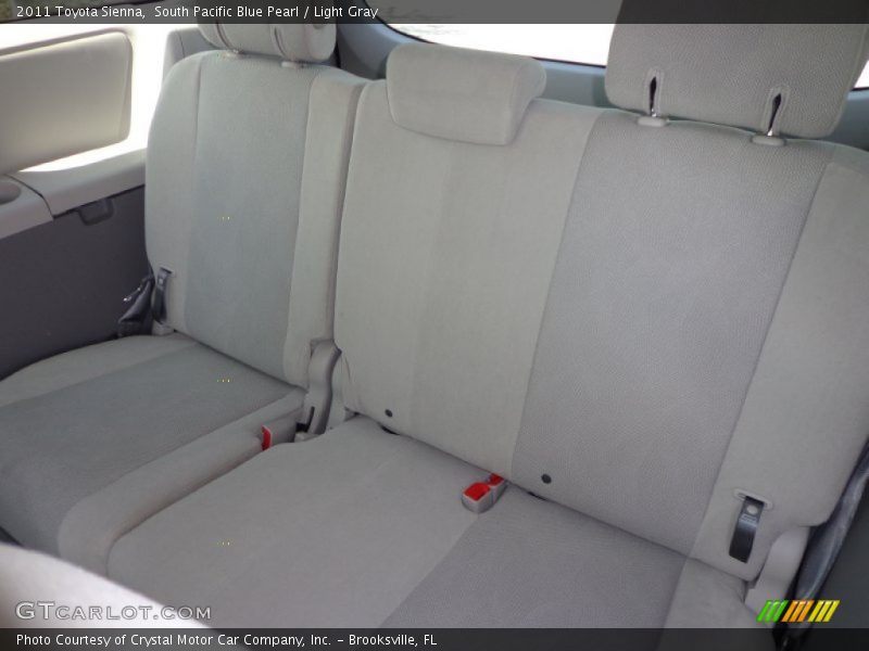 South Pacific Blue Pearl / Light Gray 2011 Toyota Sienna