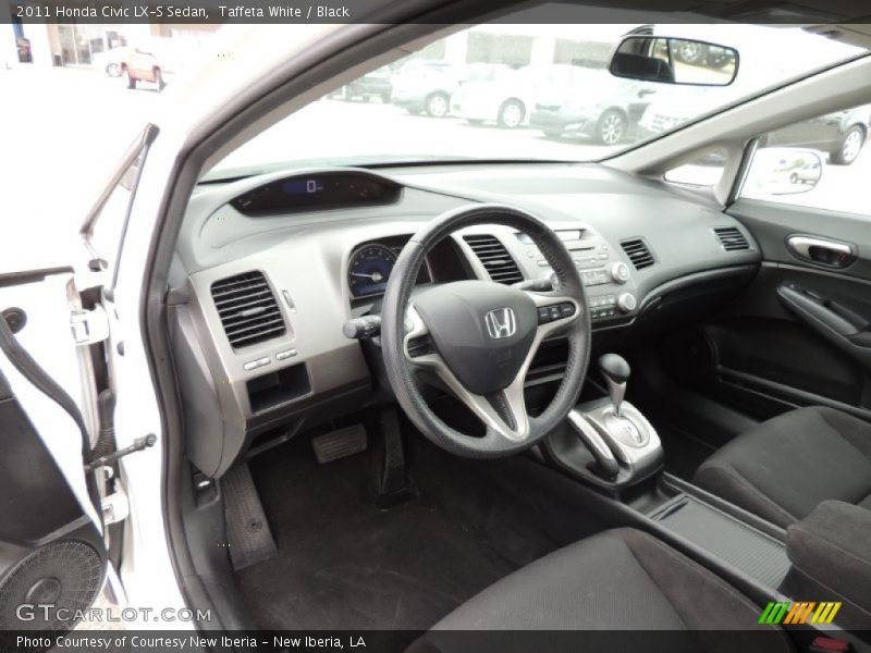 Taffeta White / Black 2011 Honda Civic LX-S Sedan