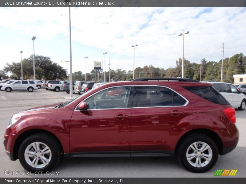 Cardinal Red Metallic / Jet Black 2011 Chevrolet Equinox LT