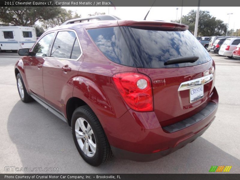 Cardinal Red Metallic / Jet Black 2011 Chevrolet Equinox LT