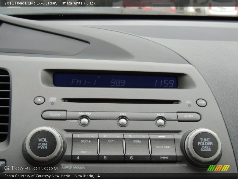 Audio System of 2011 Civic LX-S Sedan