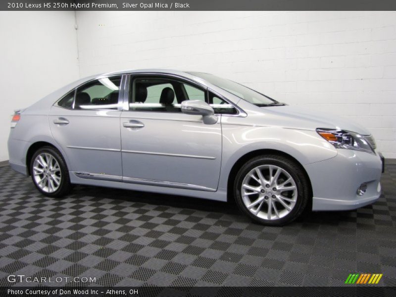 Silver Opal Mica / Black 2010 Lexus HS 250h Hybrid Premium