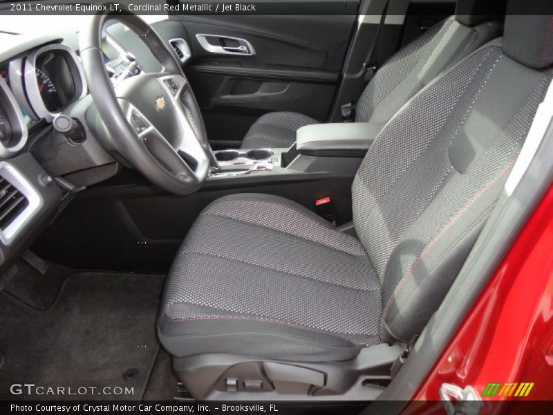 Cardinal Red Metallic / Jet Black 2011 Chevrolet Equinox LT