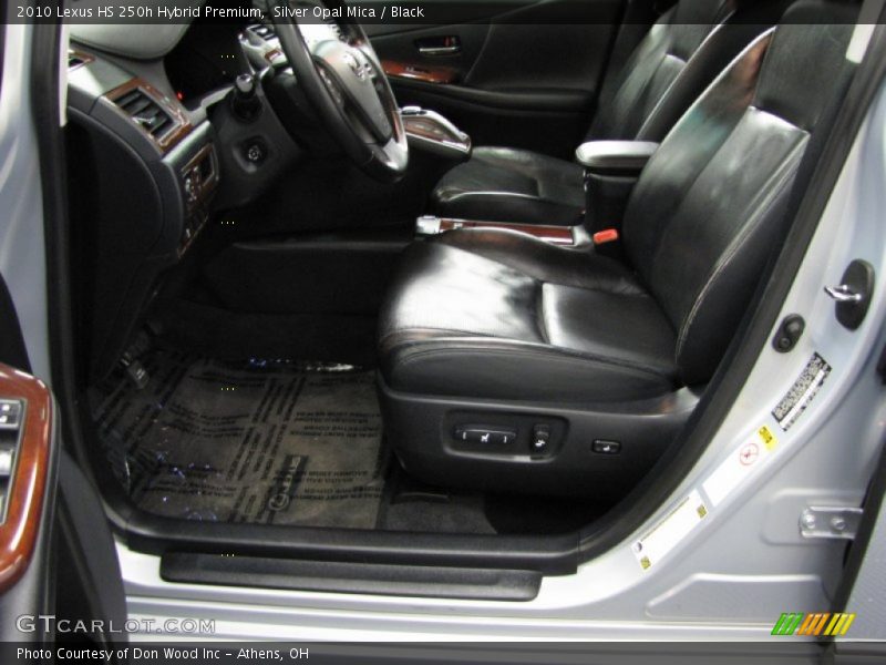 Silver Opal Mica / Black 2010 Lexus HS 250h Hybrid Premium