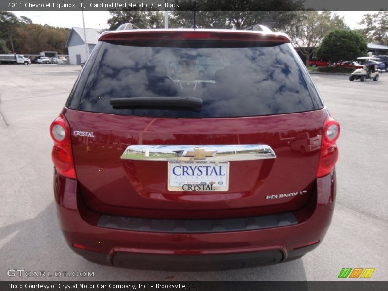 Cardinal Red Metallic / Jet Black 2011 Chevrolet Equinox LT