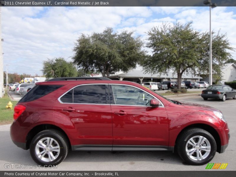 Cardinal Red Metallic / Jet Black 2011 Chevrolet Equinox LT