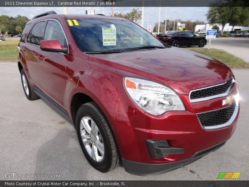 Cardinal Red Metallic / Jet Black 2011 Chevrolet Equinox LT