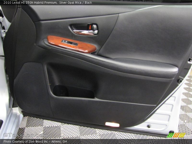Silver Opal Mica / Black 2010 Lexus HS 250h Hybrid Premium