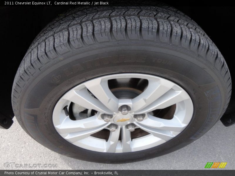 Cardinal Red Metallic / Jet Black 2011 Chevrolet Equinox LT