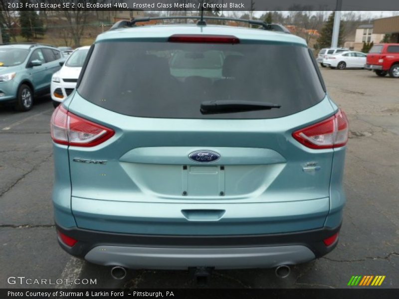 Frosted Glass Metallic / Charcoal Black 2013 Ford Escape SE 2.0L EcoBoost 4WD