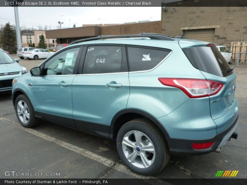 Frosted Glass Metallic / Charcoal Black 2013 Ford Escape SE 2.0L EcoBoost 4WD