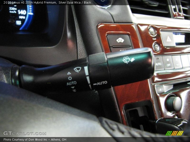 Silver Opal Mica / Black 2010 Lexus HS 250h Hybrid Premium