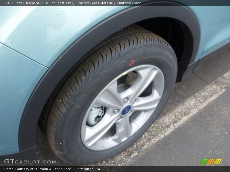Frosted Glass Metallic / Charcoal Black 2013 Ford Escape SE 2.0L EcoBoost 4WD