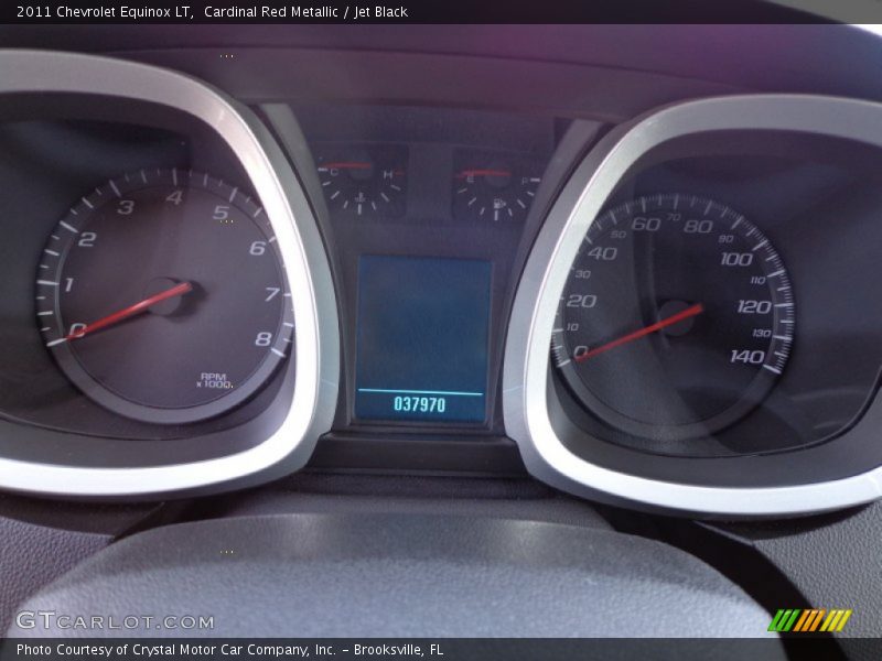 Cardinal Red Metallic / Jet Black 2011 Chevrolet Equinox LT