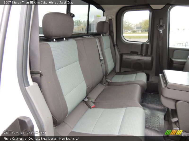 Rear Seat of 2007 Titan SE King Cab