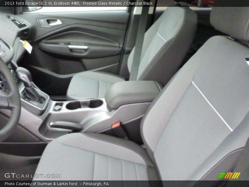 Frosted Glass Metallic / Charcoal Black 2013 Ford Escape SE 2.0L EcoBoost 4WD