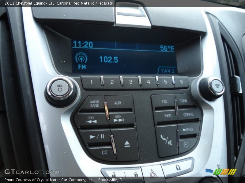 Cardinal Red Metallic / Jet Black 2011 Chevrolet Equinox LT