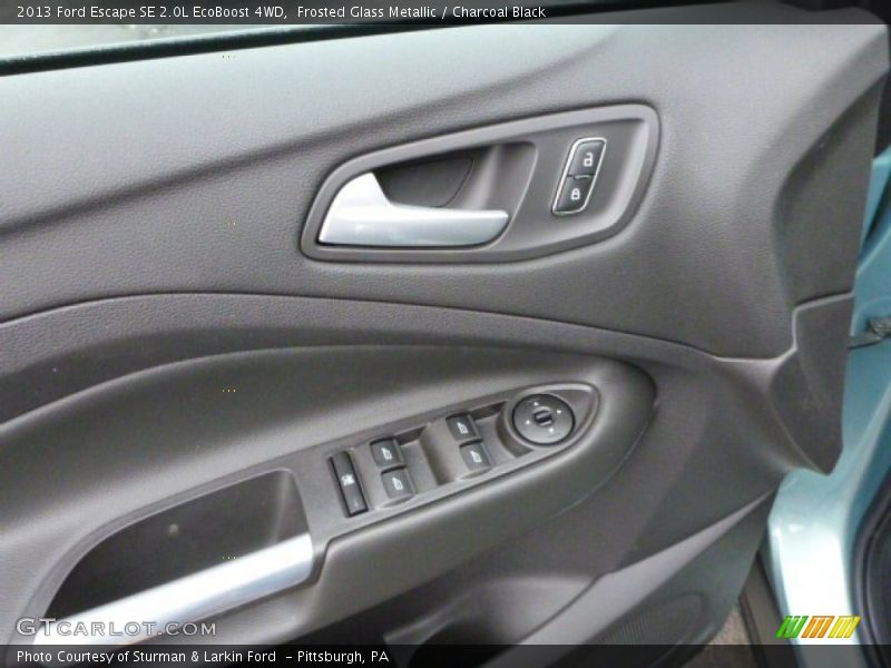 Frosted Glass Metallic / Charcoal Black 2013 Ford Escape SE 2.0L EcoBoost 4WD