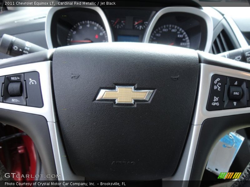 Cardinal Red Metallic / Jet Black 2011 Chevrolet Equinox LT