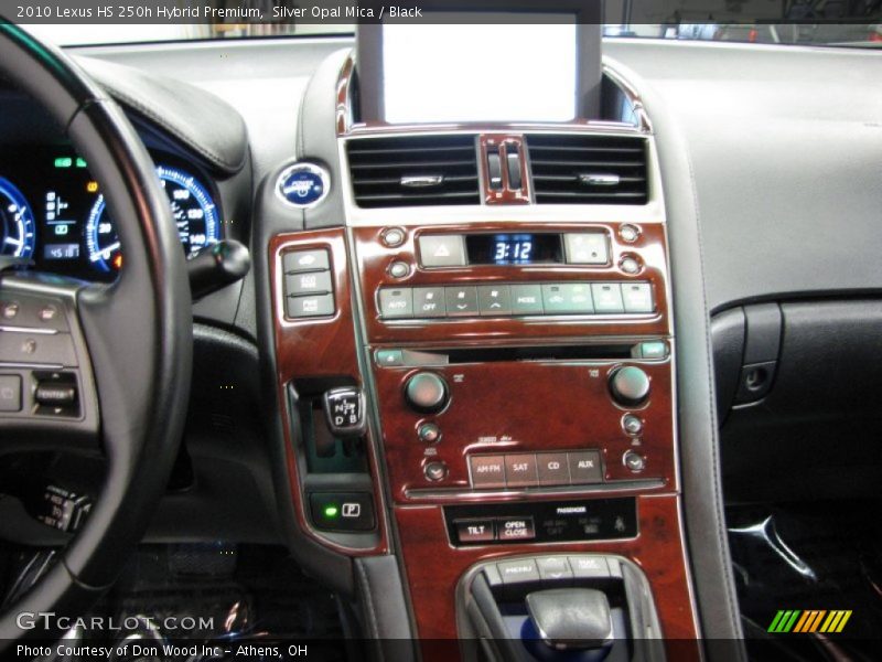 Silver Opal Mica / Black 2010 Lexus HS 250h Hybrid Premium