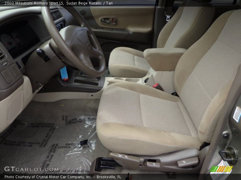 Sudan Beige Metallic / Tan 2003 Mitsubishi Montero Sport LS