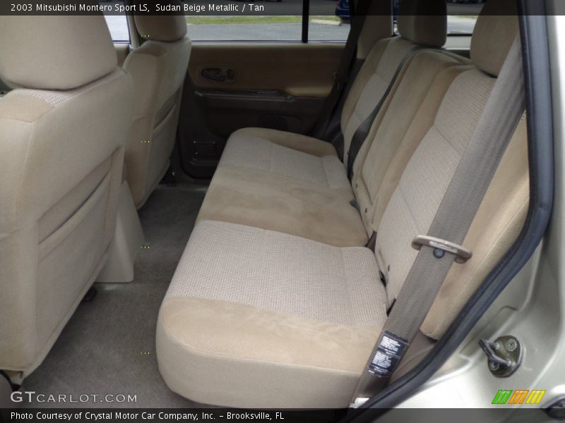 Sudan Beige Metallic / Tan 2003 Mitsubishi Montero Sport LS