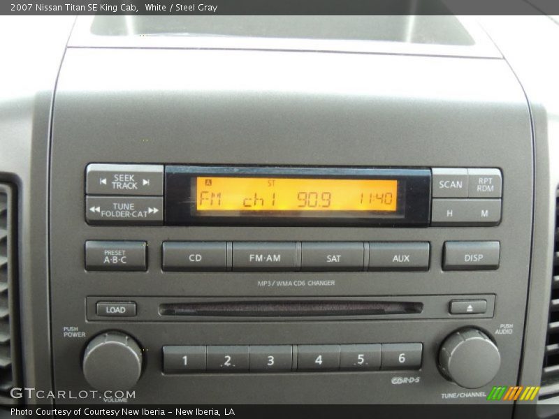 Audio System of 2007 Titan SE King Cab