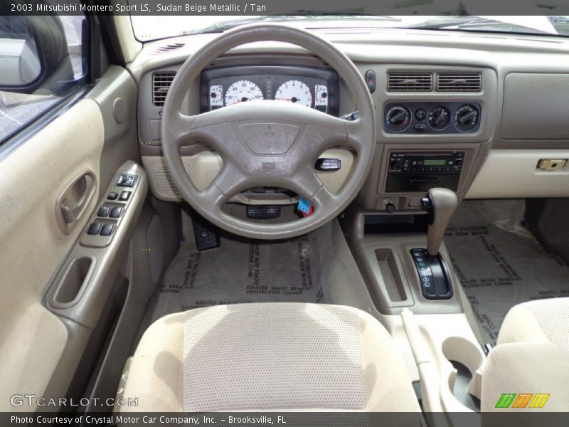Sudan Beige Metallic / Tan 2003 Mitsubishi Montero Sport LS