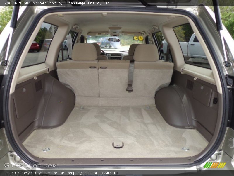 Sudan Beige Metallic / Tan 2003 Mitsubishi Montero Sport LS