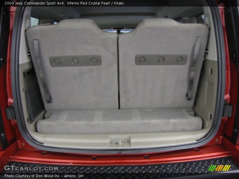 Inferno Red Crystal Pearl / Khaki 2009 Jeep Commander Sport 4x4