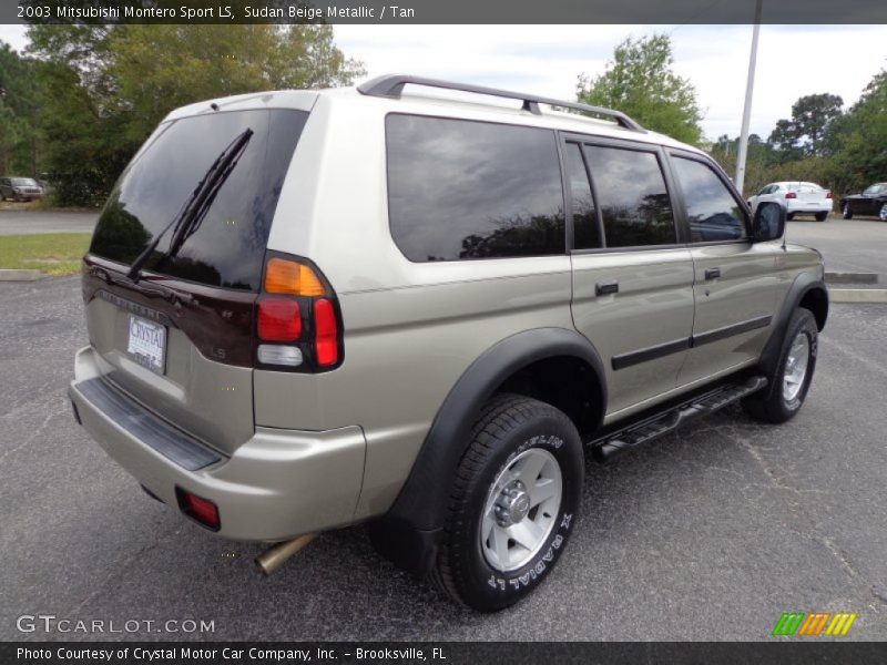 Sudan Beige Metallic / Tan 2003 Mitsubishi Montero Sport LS