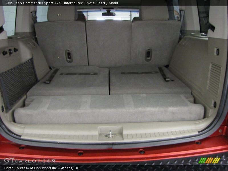 Inferno Red Crystal Pearl / Khaki 2009 Jeep Commander Sport 4x4