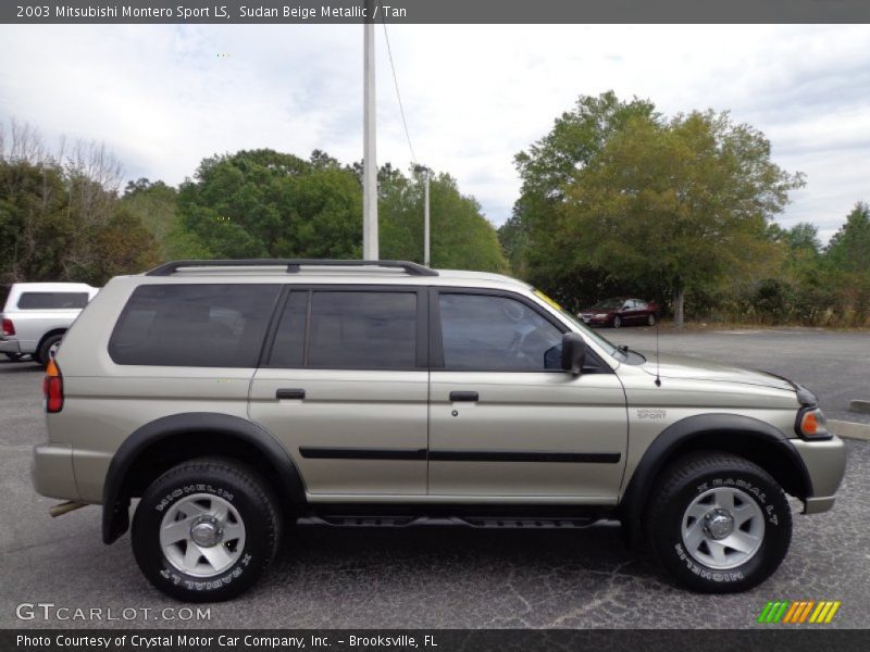 Sudan Beige Metallic / Tan 2003 Mitsubishi Montero Sport LS