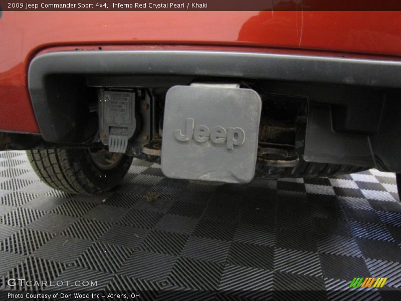 Inferno Red Crystal Pearl / Khaki 2009 Jeep Commander Sport 4x4