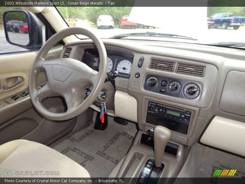 Sudan Beige Metallic / Tan 2003 Mitsubishi Montero Sport LS