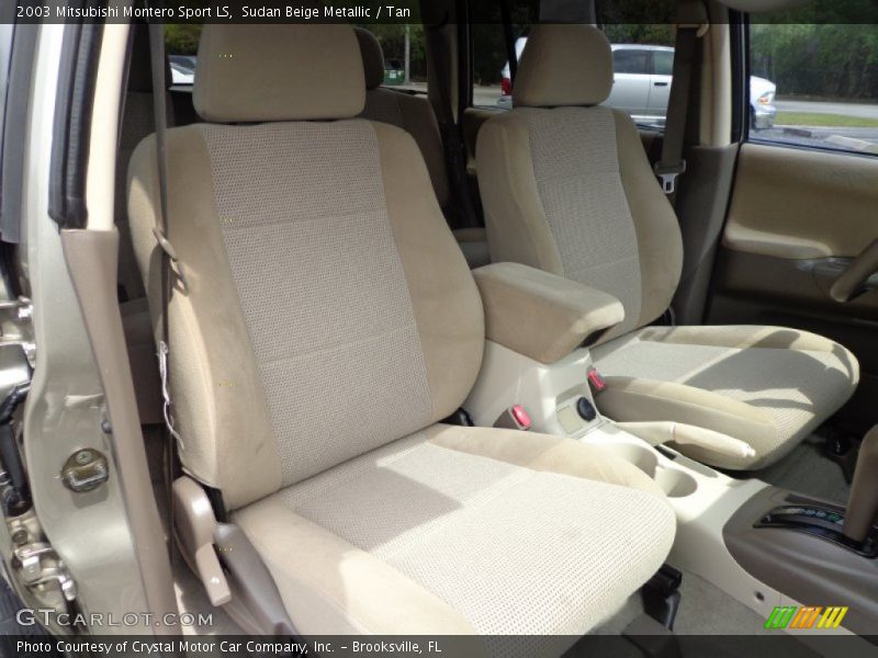 Sudan Beige Metallic / Tan 2003 Mitsubishi Montero Sport LS
