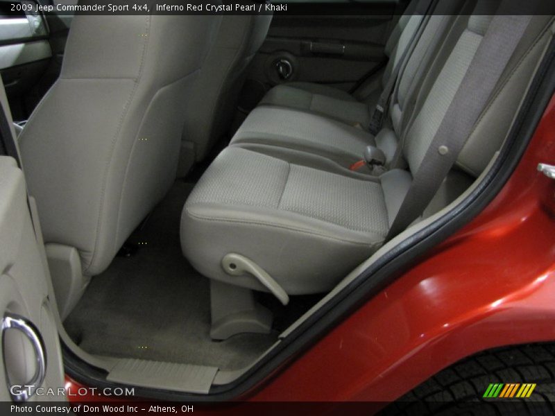 Inferno Red Crystal Pearl / Khaki 2009 Jeep Commander Sport 4x4