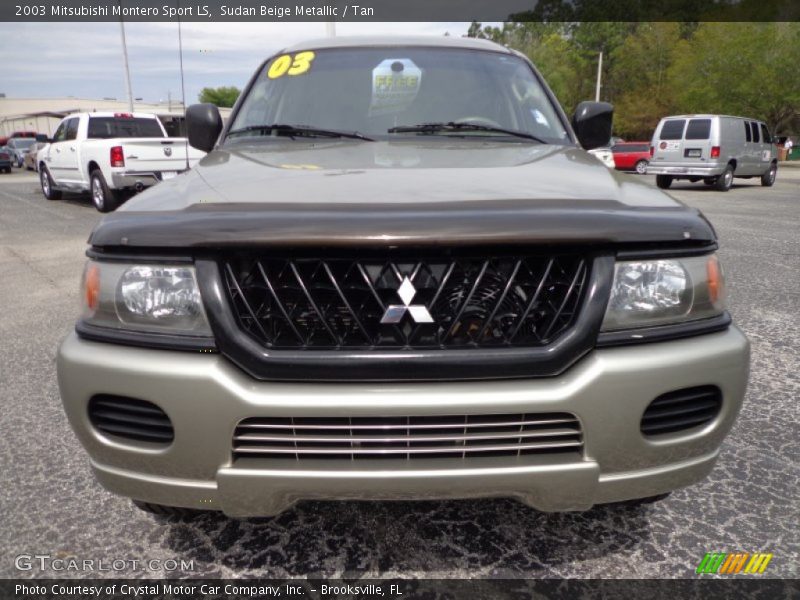 Sudan Beige Metallic / Tan 2003 Mitsubishi Montero Sport LS