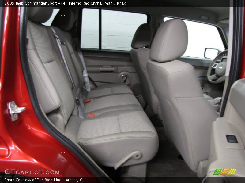 Inferno Red Crystal Pearl / Khaki 2009 Jeep Commander Sport 4x4