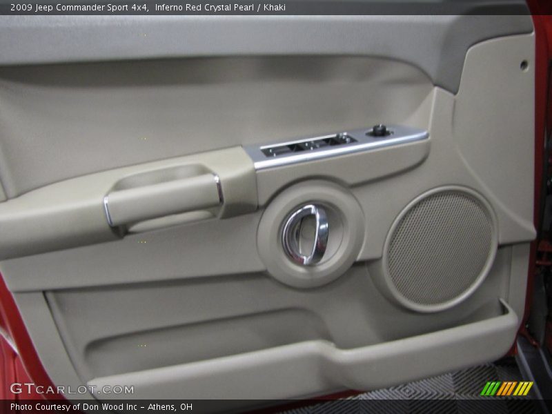 Inferno Red Crystal Pearl / Khaki 2009 Jeep Commander Sport 4x4