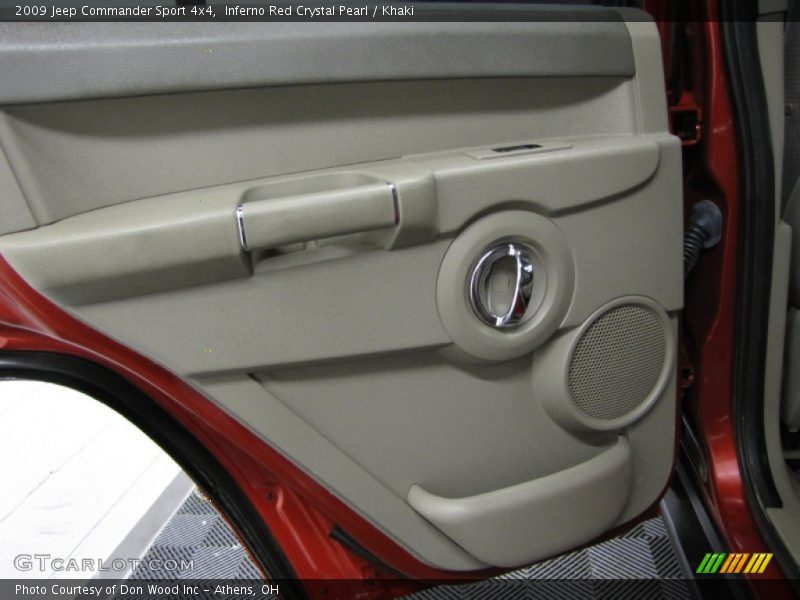 Inferno Red Crystal Pearl / Khaki 2009 Jeep Commander Sport 4x4
