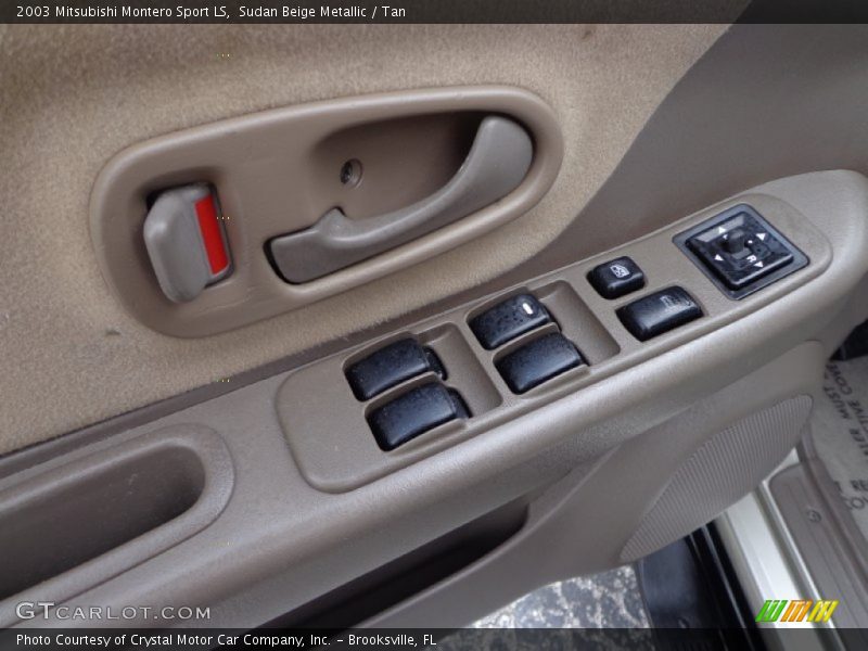 Sudan Beige Metallic / Tan 2003 Mitsubishi Montero Sport LS