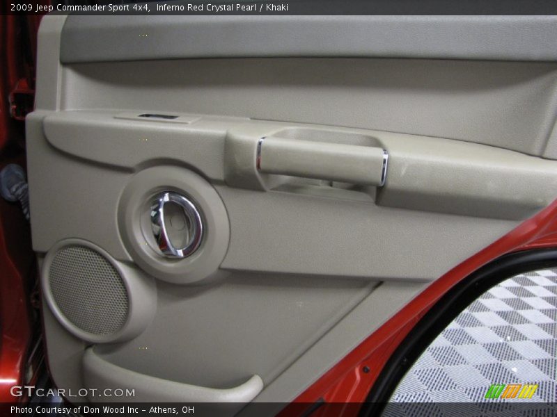 Inferno Red Crystal Pearl / Khaki 2009 Jeep Commander Sport 4x4