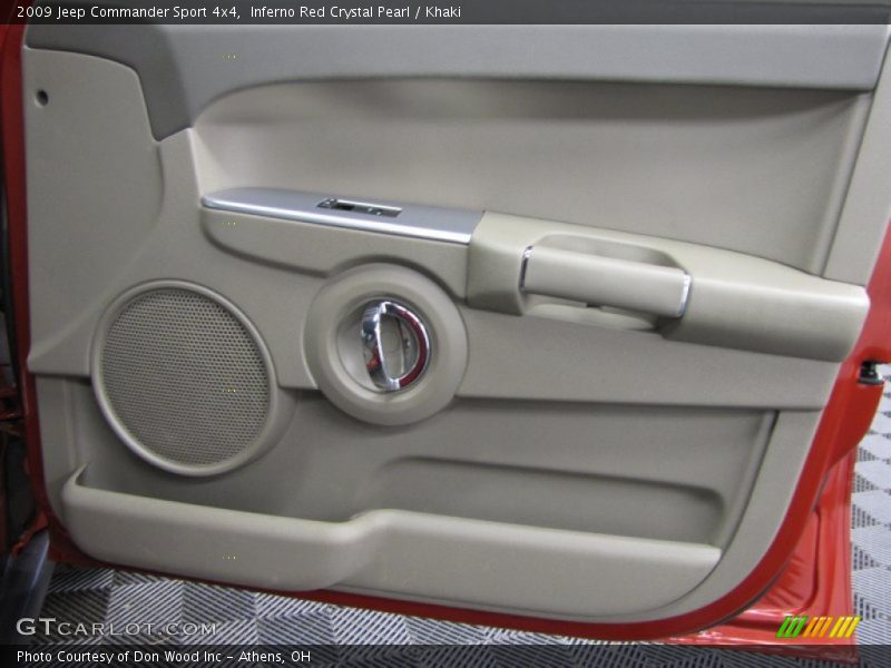 Inferno Red Crystal Pearl / Khaki 2009 Jeep Commander Sport 4x4