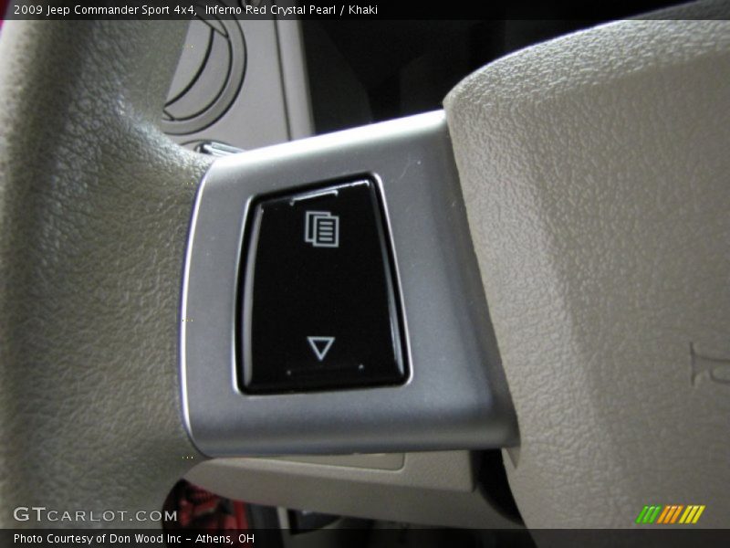Inferno Red Crystal Pearl / Khaki 2009 Jeep Commander Sport 4x4