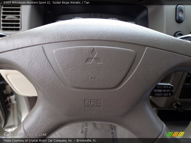Sudan Beige Metallic / Tan 2003 Mitsubishi Montero Sport LS
